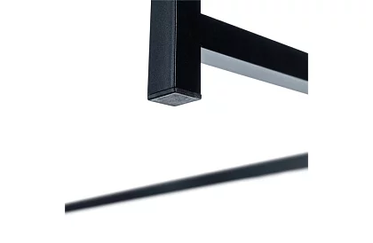 Masa de birou pliabilă neagră – 80 x 75 x 40 cm