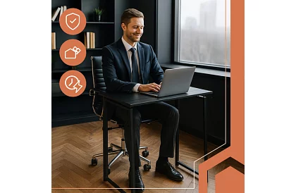 Masa de birou pliabilă neagră – 80 x 75 x 40 cm