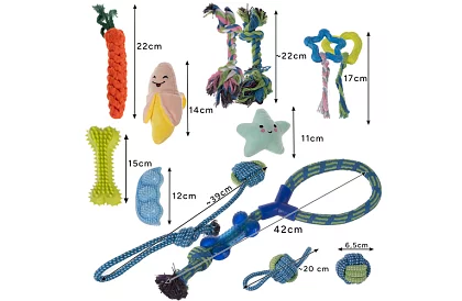 Jucării pentru câini 16 în 1