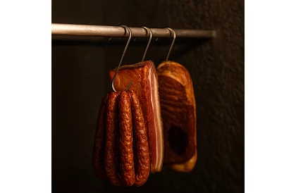 Cârlige din oțel inoxidabil pentru carne - 15 bucăți