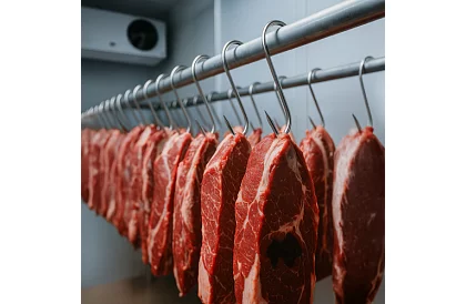 Cârlige din oțel inoxidabil pentru carne - 15 bucăți