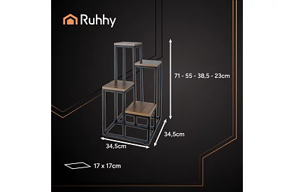 Suport pentru flori 69 cm – 4 niveluri