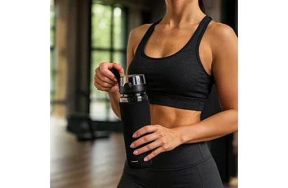 Sticlă pentru apă cu inserție – 1 L