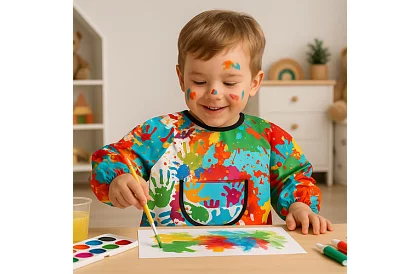 Șorț de pictură pentru copii de 1–3 ani