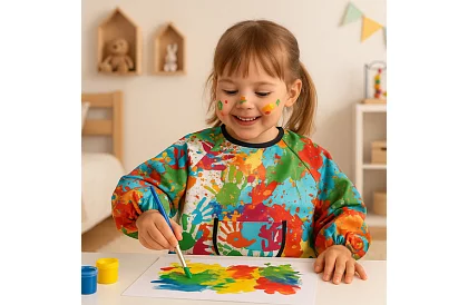 Șorț de pictură pentru copii de 1–3 ani