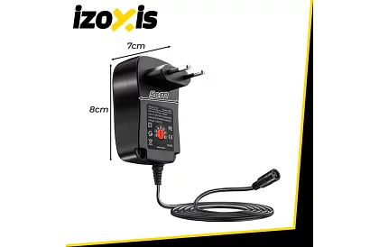 Sursă de alimentare universală – încărcător 3–12 V cu 6 conectori