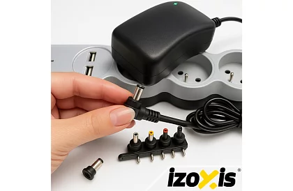 Sursă de alimentare universală – încărcător 3–12 V cu 6 conectori