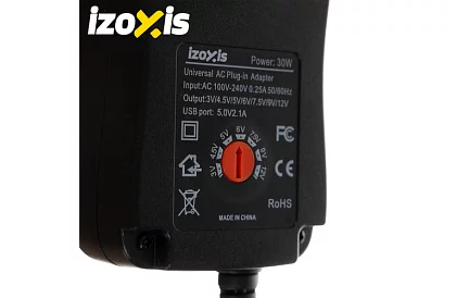 Sursă de alimentare universală – încărcător 3–12 V cu 6 conectori