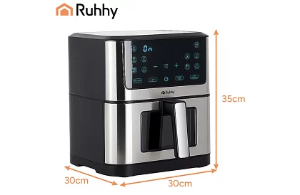 Fritieră cu aer cald antiaderentă – capacitate de 8 litri