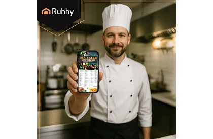 Fritieră cu aer cald antiaderentă – capacitate de 8 litri