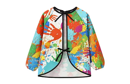 Șorț de pictură pentru copii cu vârste între 4 și 6 ani