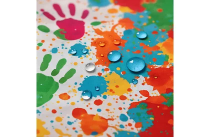 Șorț de pictură pentru copii cu vârste între 4 și 6 ani