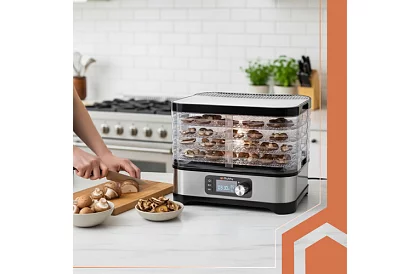 Uscător de alimente, ciuperci și fructe 10 l – 5 etaje + accesorii