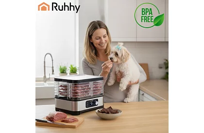 Uscător de alimente, ciuperci și fructe 10 l – 5 etaje + accesorii