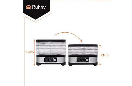 Uscător de alimente, ciuperci și fructe 10 l – 5 etaje + accesorii