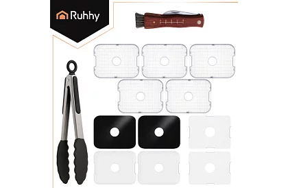 Uscător de alimente, ciuperci și fructe 10 l – 5 etaje + accesorii