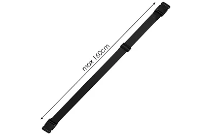 Bicicletă ușoară pentru copii neagră – roți de 12" + curea de umăr