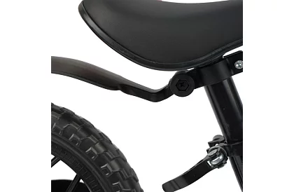 Bicicletă ușoară pentru copii neagră – roți de 12" + curea de umăr