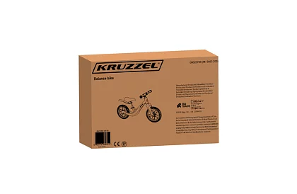 Bicicletă ușoară pentru copii roz – 12 roți + curea de umăr