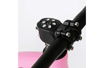 Bicicletă ușoară pentru copii roz – 12 roți + curea de umăr