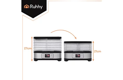 Uscător de ciuperci și fructe 10 litri – 5 etaje + accesorii
