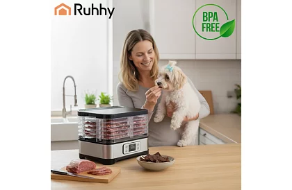 Uscător de ciuperci și fructe 10 litri – 5 etaje + accesorii