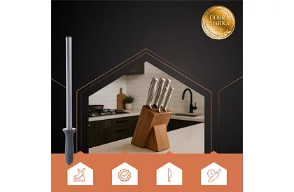 Ocílka – piatr de ascuțit cuțite 30 cm