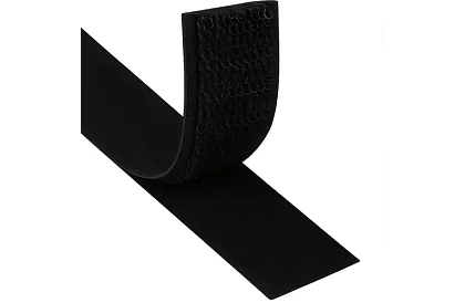 Fâșie autocolantă de velcro 2,5 x 500 cm – negru