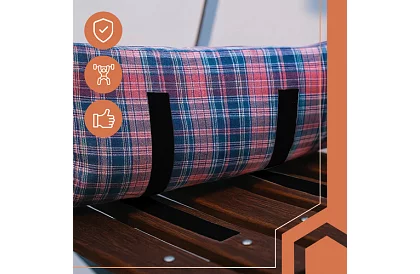 Fâșie autocolantă de velcro 2,5 x 500 cm – negru