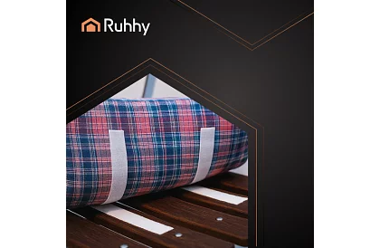 Fâșie autocolantă de velcro 2,5 x 500 cm – albă