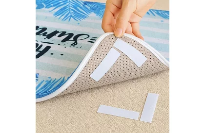 Fâșie autocolantă de velcro 2,5 x 500 cm – albă