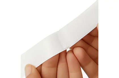 Fâșie autocolantă cu velcro 5 x 500 cm – albă