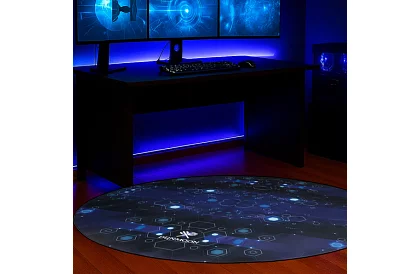 Saltea de protecție pentru jocuri DUNMOON sub scaun – Rotundă