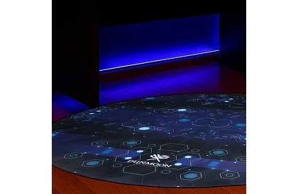 Saltea de protecție pentru jocuri DUNMOON sub scaun – Rotundă