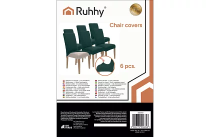 Huse universale pentru scaune – 6 bucăți – Verde