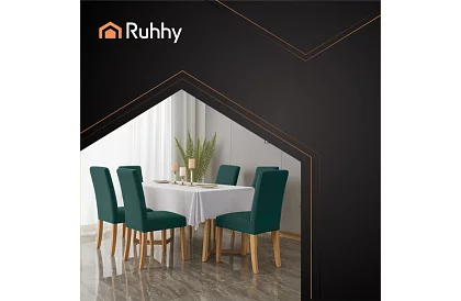 Huse universale pentru scaune – 6 bucăți – Verde