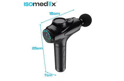 Pistolă de masaj pentru relaxarea mușchilor + 12 capete