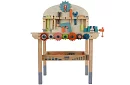 Atelier pentru copii – masă cu unelte din lemn 3 în 1