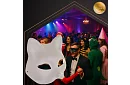Măști de pisică pentru carnaval 10 bucăți – set DIY pentru pictat