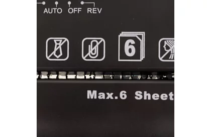 Mașină de distrus documente 6 foi A4 - 10 litri