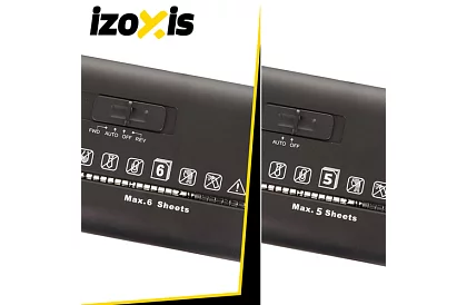 Mașină de distrus documente 6 foi A4 - 10 litri