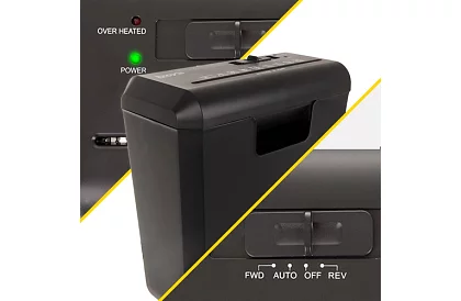 Mașină de distrus documente 6 foi A4 - 10 litri