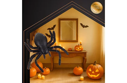 Păianjeni din plastic – Decorațiune de Halloween, 10 bucăți
