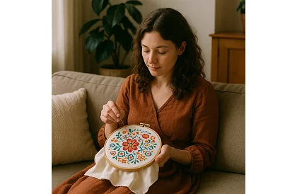 Set de broderie mare – pentru începători și avansați