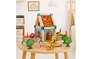 Blocuri de construcție din lemn – căsuță, 268 de piese