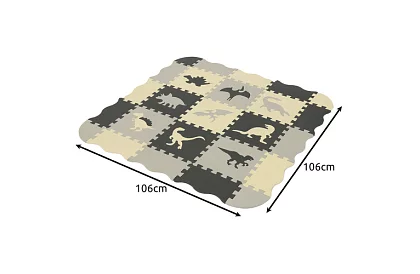 Pătură de puzzle din spumă - 106 × 106 cm