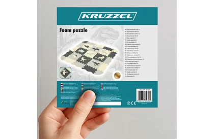 Pătură de puzzle din spumă - 106 × 106 cm