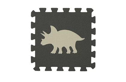 Pătură de puzzle din spumă - 106 × 106 cm