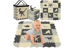 Pătură de puzzle din spumă - 106 × 106 cm