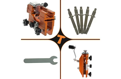 Brusca – ascuțitor manual pentru dinții feronerie de lanț